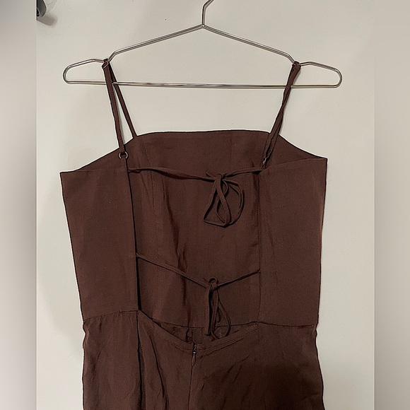 Staud Women's Brown Jumpsuit Sample - Picture 4 of 5